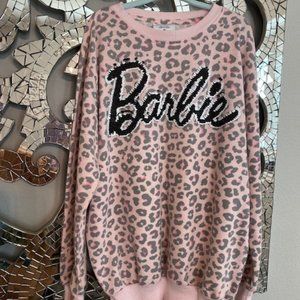 Big Girls (Size Medium 10/12) Barbie Sweatshirt/Long Sleeve Top